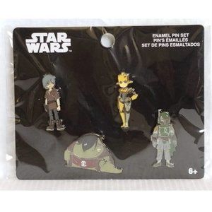 Funko Pop! Star Wars 4PK Enamel Pin Set New